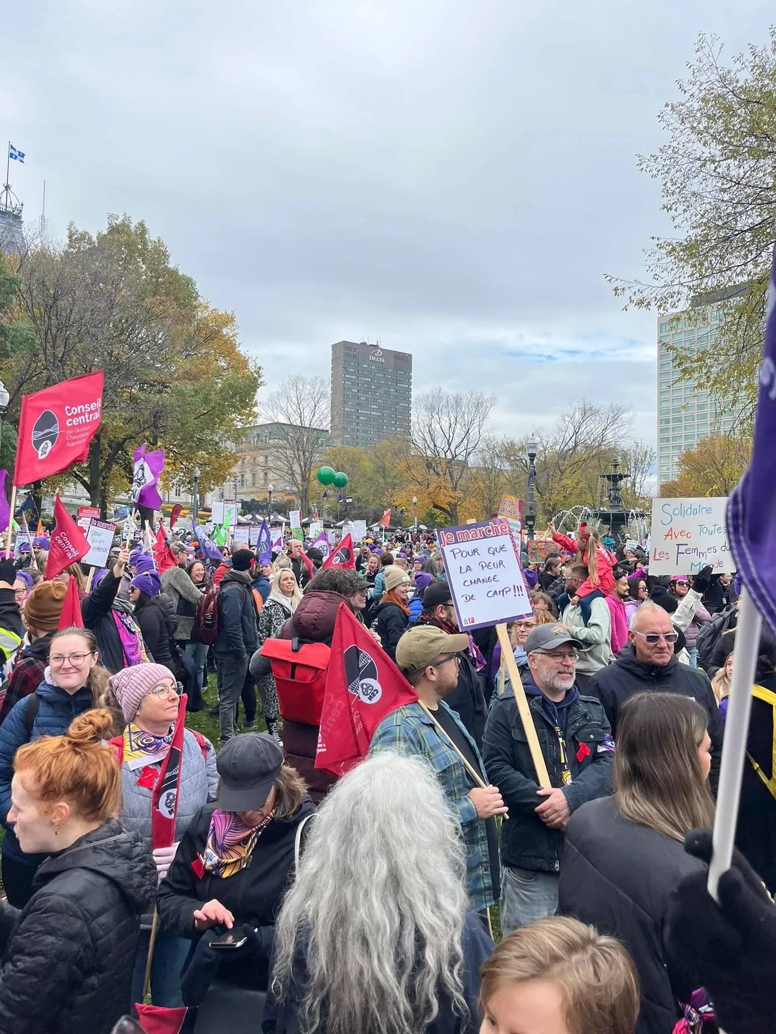 Vie syndicale - Manifestation
