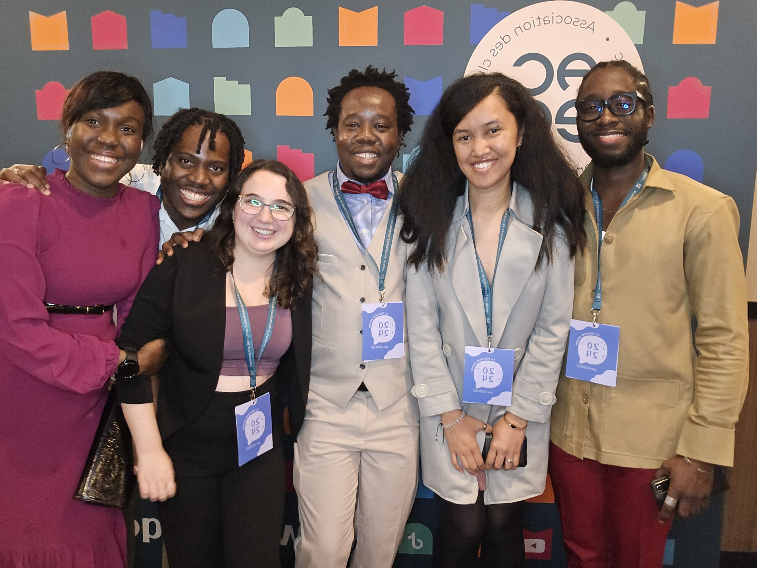 Membres du Club Entrepreneur Étudiant au colloque CLQ 2024